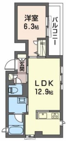 京口駅 徒歩9分 4階の物件間取画像